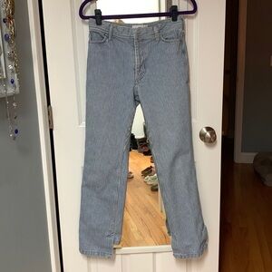 Toga Pulla Stripe Railroad Denim‎